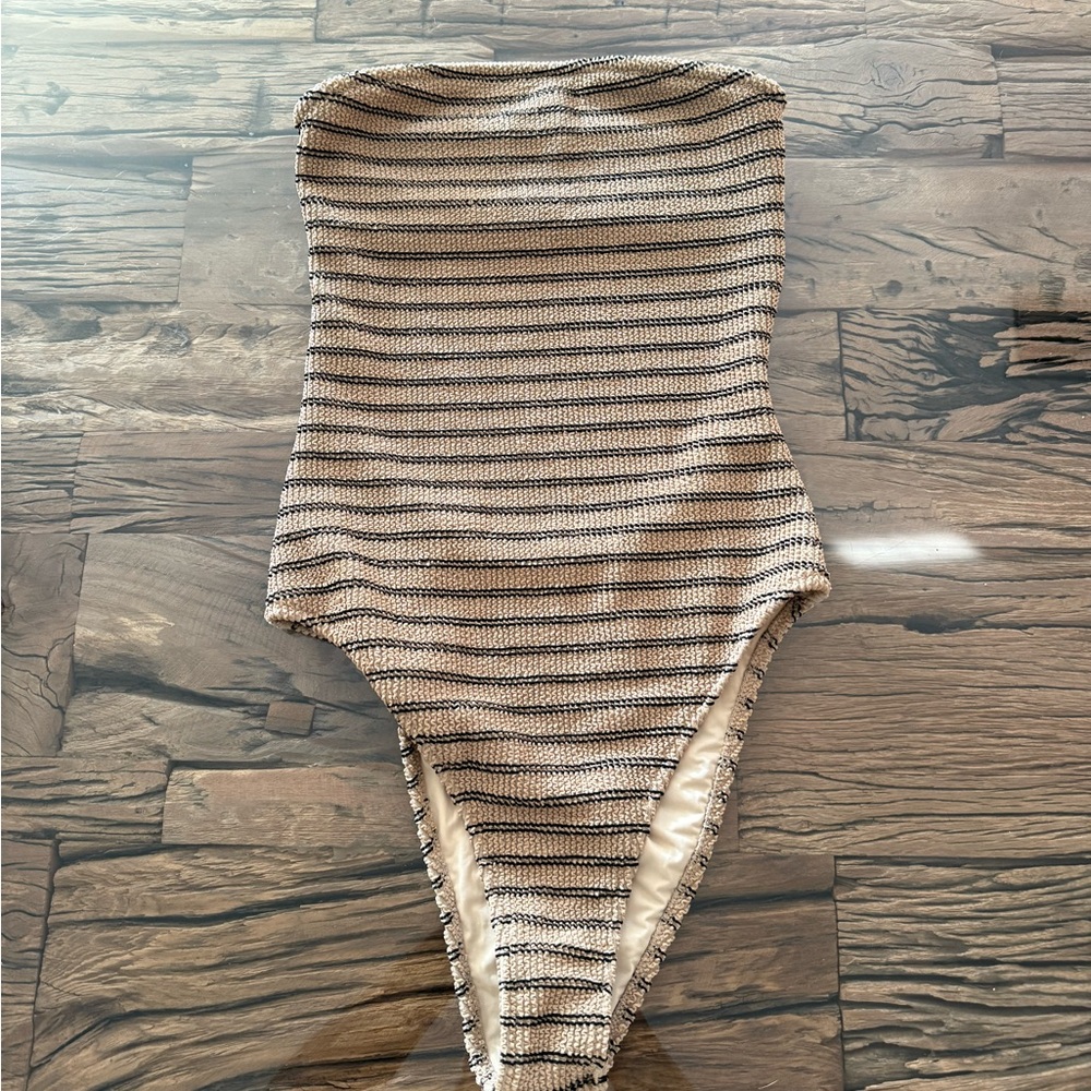 Chic Striped Swimsuit